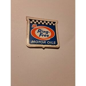 Vintage 60s Original Macmillan Ring Free Motor Oil Rat Rod Race Decal Sticker
